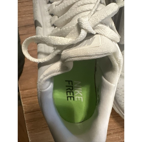 Grey and White Women's Nike Rn Free Sneakers - Running Shoes with Nike Logo 10 - Picture 5 of 7